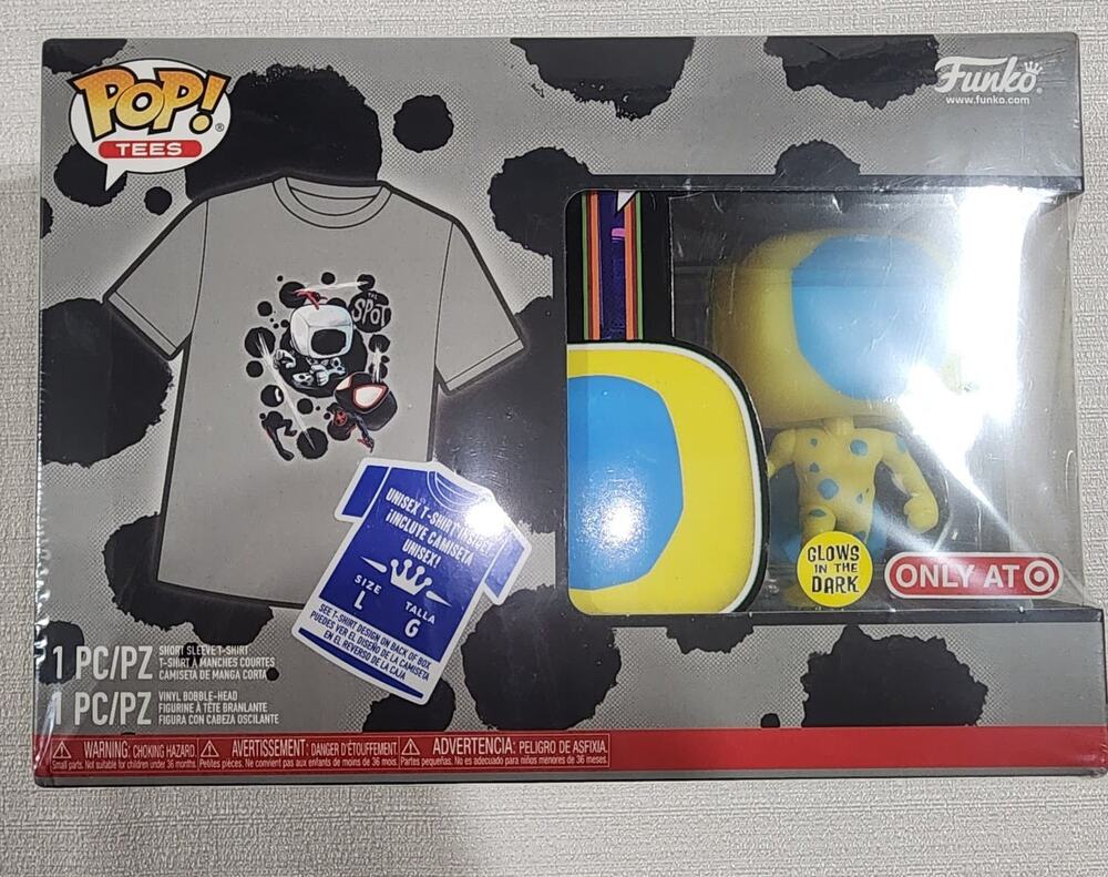 Spider-Man The spot large shit and glow in the dark funko figure